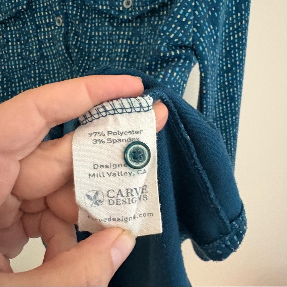 Carve Designs Long Sleeve Button Down - Picture 7 of 9
